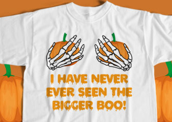 I Have Never Ever Seen The Bigger Boo T-Shirt Design