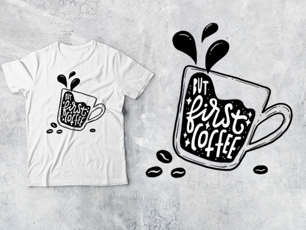 Coffee time-03 t shirt vector file