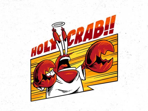 Holy crab graphic t shirt