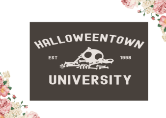 Halloweentown UniversityHalloween Diy Crafts Svg Files For Cricut, Silhouette Sublimation Files graphic t shirt