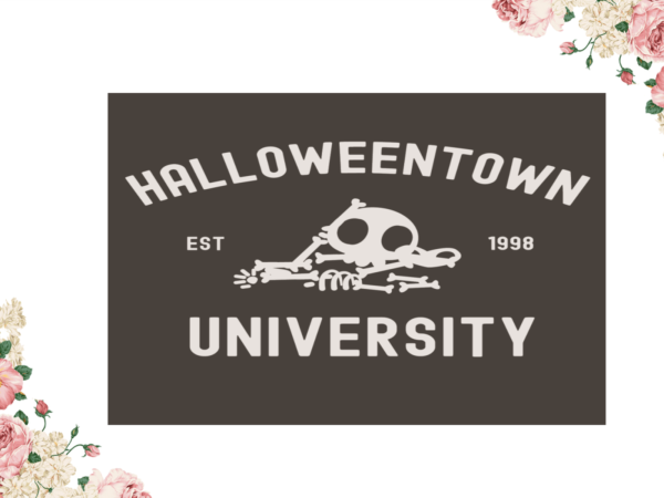 Halloweentown universityhalloween diy crafts svg files for cricut, silhouette sublimation files graphic t shirt