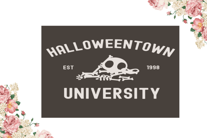 Halloweentown UniversityHalloween Diy Crafts Svg Files For Cricut, Silhouette Sublimation Files