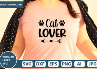 Cat Lover SVG Vector for t-shirt