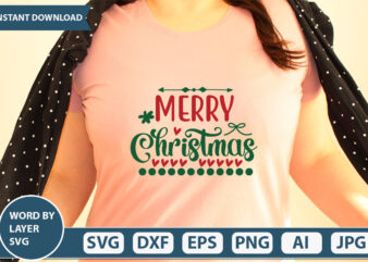 MERRY CHRISTMAS SVG Vector for t-shirt