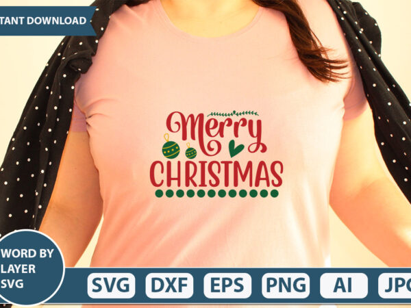 Merry christmas svg vector for t-shirt