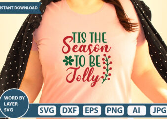 tis the season to be jolly SVG Vector for t-shirt