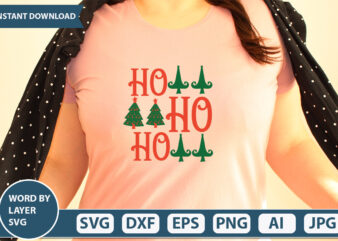 HO HO HO SVG Vector for t-shirt