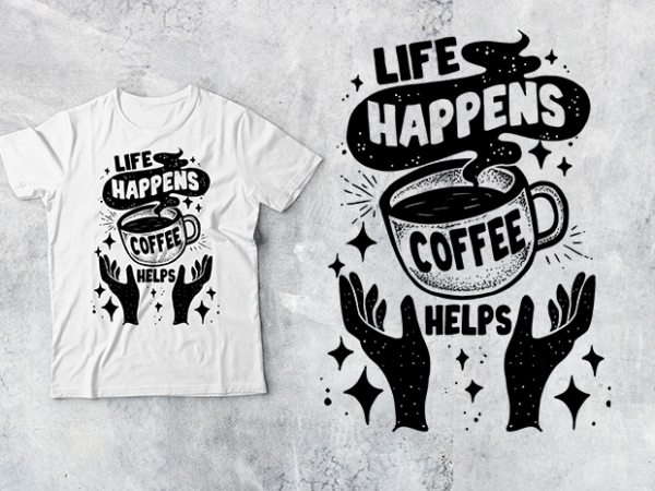 Coffee time-06 t shirt vector file