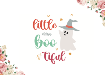 Little Miss Bootiful Halloween Gift Diy Crafts Svg Files For Cricut, Silhouette Sublimation Files