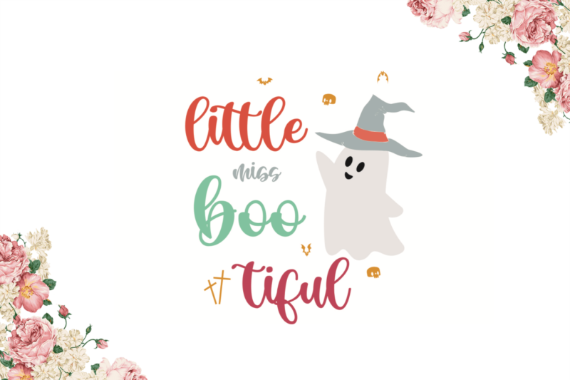 Little Miss Bootiful Halloween Gift Diy Crafts Svg Files For Cricut, Silhouette Sublimation Files