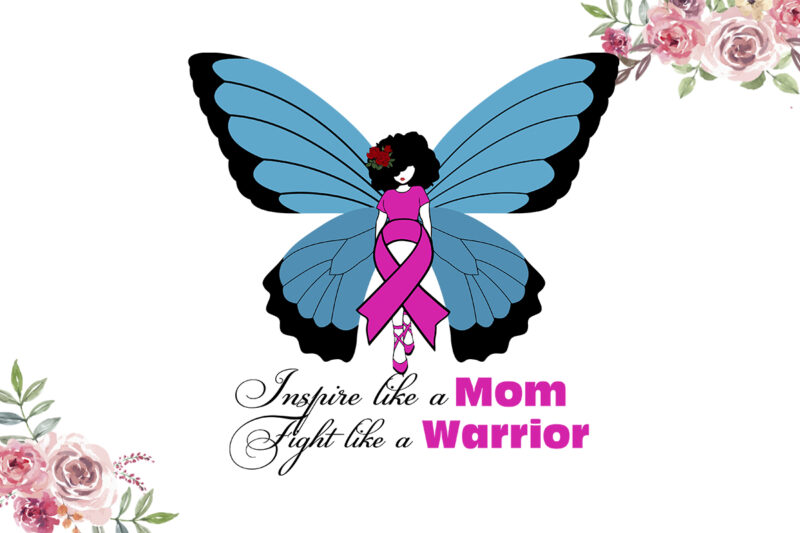 I Have Two Titles T1D Mom And Warrior Pink Pattern Breast Cancer Awareness Diy Crafts Svg Files For Cricut, Silhouette Sublimation Files
