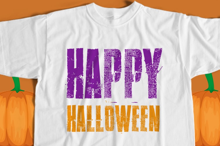 Happy Halloween T-Shirt Design