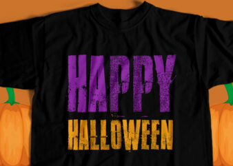 Happy Halloween T-Shirt Design