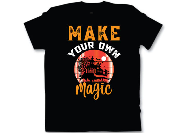 Make your own magic t shirt design