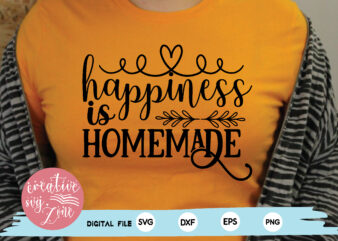 happiness is homemade graphic t shirt