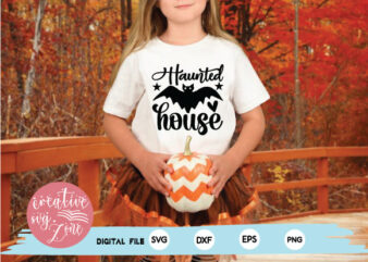 haunted house graphic t shirt