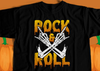 Rock And Roll T-Shirt Design