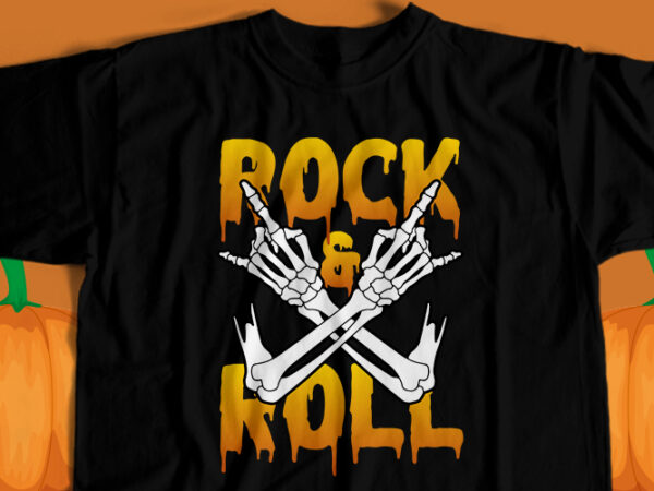 Rock and roll t-shirt design