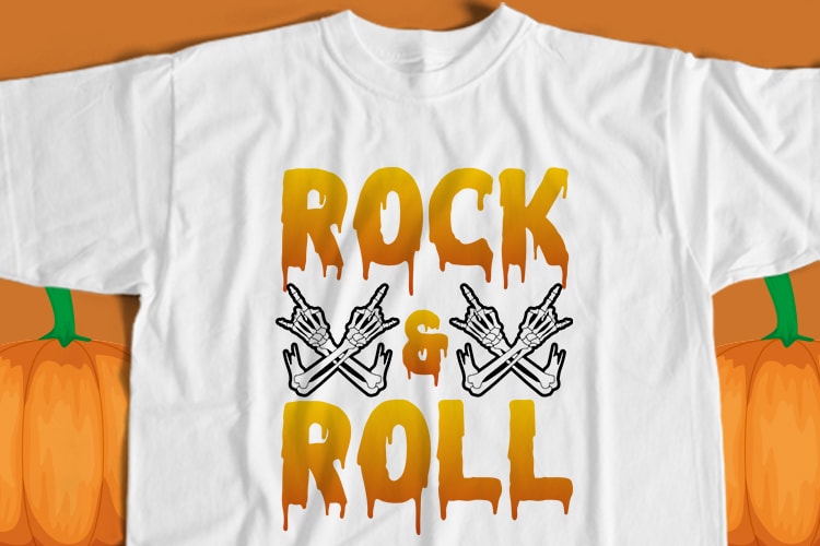 Rock And Roll T-Shirt Design