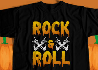 Rock And Roll T-Shirt Design