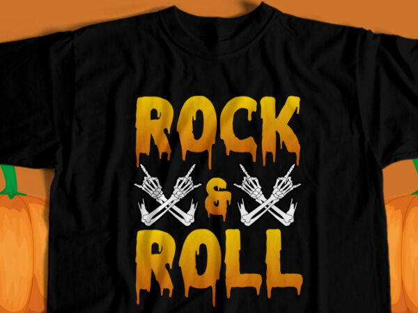 Rock and roll t-shirt design