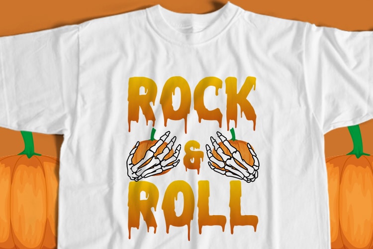 Rock And Roll T-Shirt Design