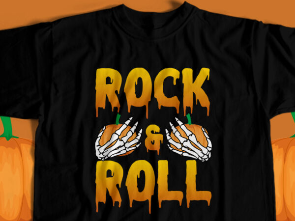 Rock and roll t-shirt design