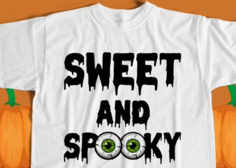 Sweet And Spooky T-Shirt Design