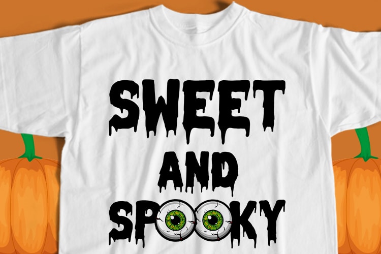 Sweet And Spooky T-Shirt Design - Buy t-shirt designs