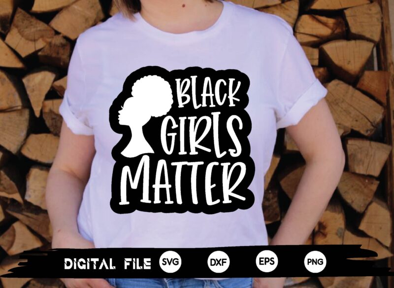 black girls matter svg