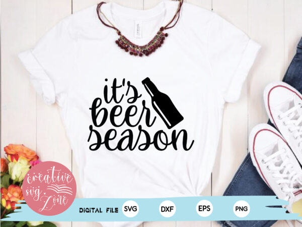 It’s beer season t shirt design for sale
