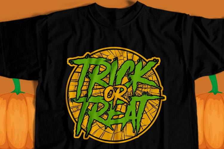 Trick Or Treat T-Shirt Design