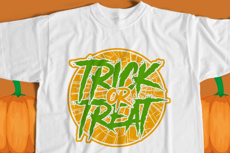 Trick Or Treat T-Shirt Design