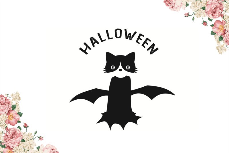 Halloween Black Cute Cat Gifts Diy Crafts Svg Files For Cricut, Silhouette Sublimation Files