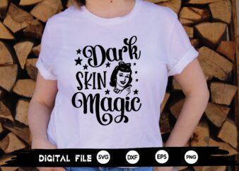 dark skin magic svg