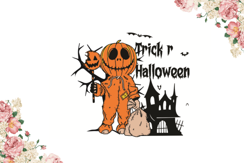 Halloween Trick Or Treat Gift Diy Crafts Svg Files For Cricut, Silhouette Sublimation Files
