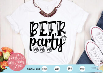 beer party t shirt template