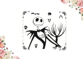 CF8LL20210915-Halloween Jack Skellington Gift Idea Diy Crafts Svg Files For Cricut, Silhouette Sublimation Files