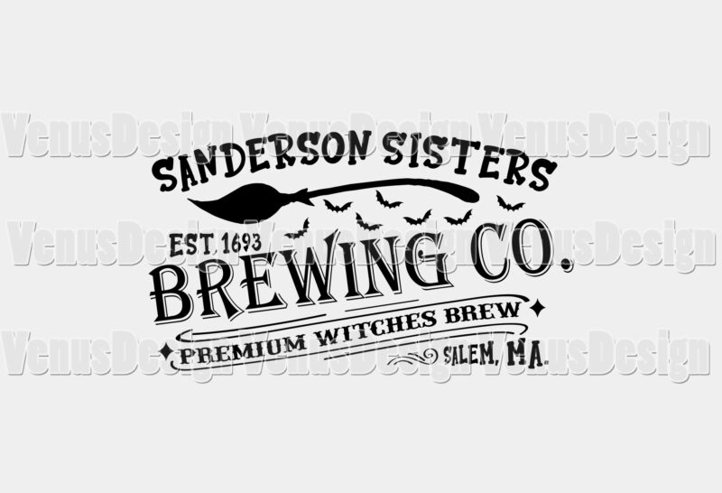 Sanderson Sisters Brewing Co Editable Design