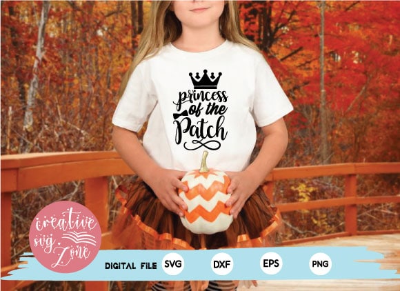 Princess of the patch t shirt illustration