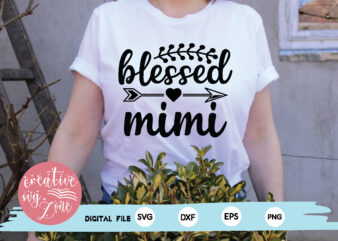 blessed mimi t shirt template