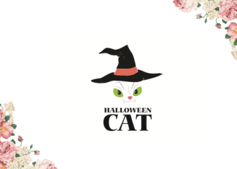 Halloween Cat Halloween Diy Crafts Svg Files For Cricut, Silhouette Sublimation Files