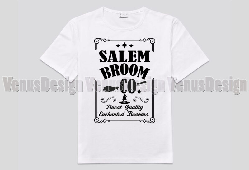 Salem Broom Co Sign Svg Editable Design
