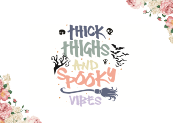 Spooky Vibes Halloween Gift Diy Crafts Svg Files For Cricut, Silhouette Sublimation Files