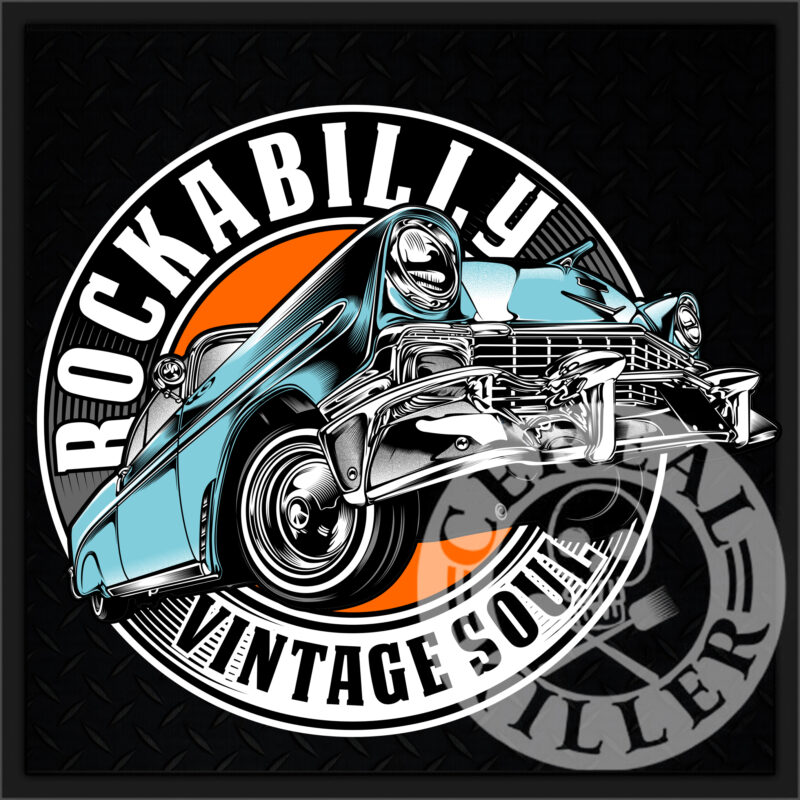 t-shirt vector Bikers, Rockabilly, Vintage Race Bundle vol 5