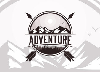 Outdoor Adventure Tshirt Design