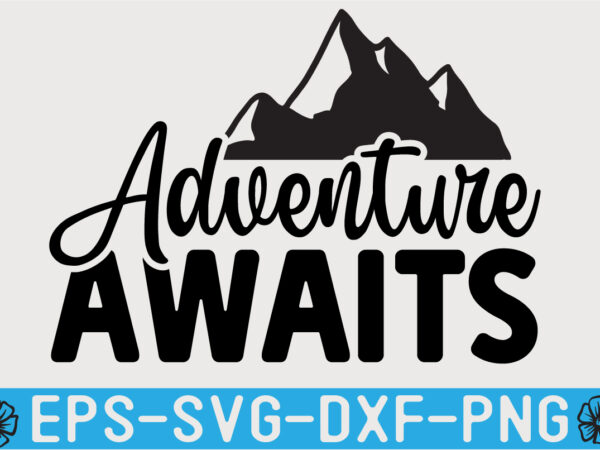 Hiking svg t shirt design template