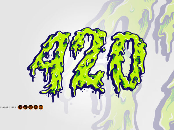 420 cannabis melt typeface