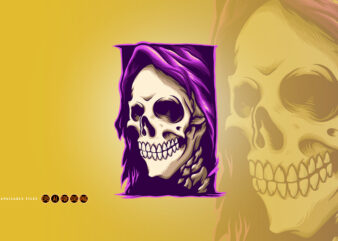 Grim Reaper Smile Illustrations