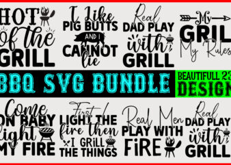 BBQ SVG T shirt Design Bundle